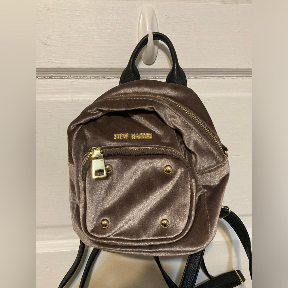 Velvet Steve Madden Mini Backpack Purse